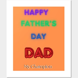 Happy Father's day Posters and Art